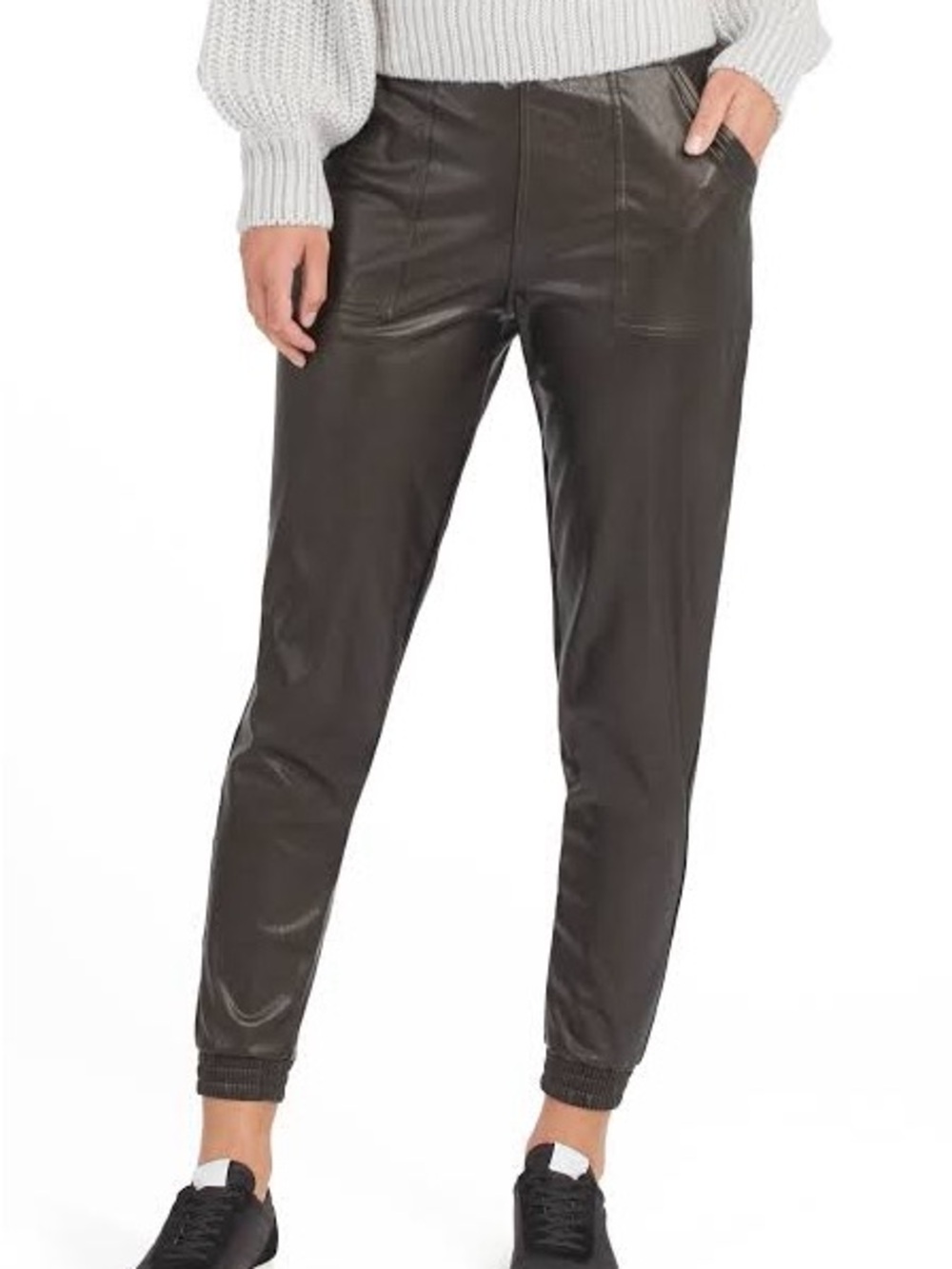 SPANX Leather Like Joggers
